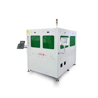 Dual-axis Robot Working Station Enclosed Laser Marking Machine